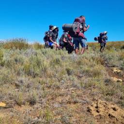 Learning about camera trapping & leopard research
